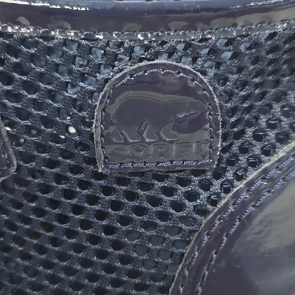 🐢 Sorel Major Lace Mesh Collegiate Navy Boots Size 8.5 Excellent Condition - Picture 15 of 15